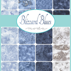 USAコットン moda charmpack 42枚セット Blizzard Blues 2枚目の画像