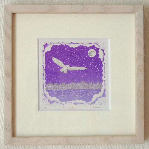 版画 Nocturnal（シルクスクリーンプリント） 版画 Laviolaluna 通販