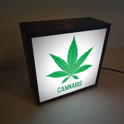 アメリカン雑貨 大麻 ガンジャ 医療 cannabis ミニチュア サイン ランプ 置物 玩具 雑貨 ライトBOX 3枚目の画像