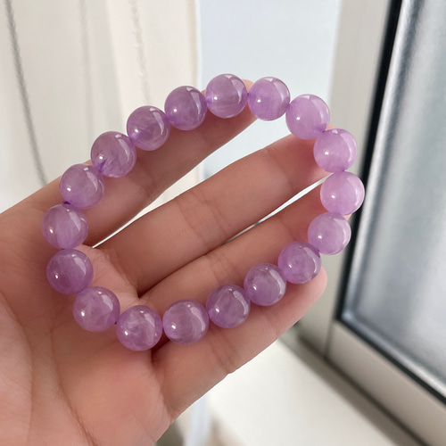 天然無処理 クンツァイト ブレスレット ② ブレスレット 天然石屋 