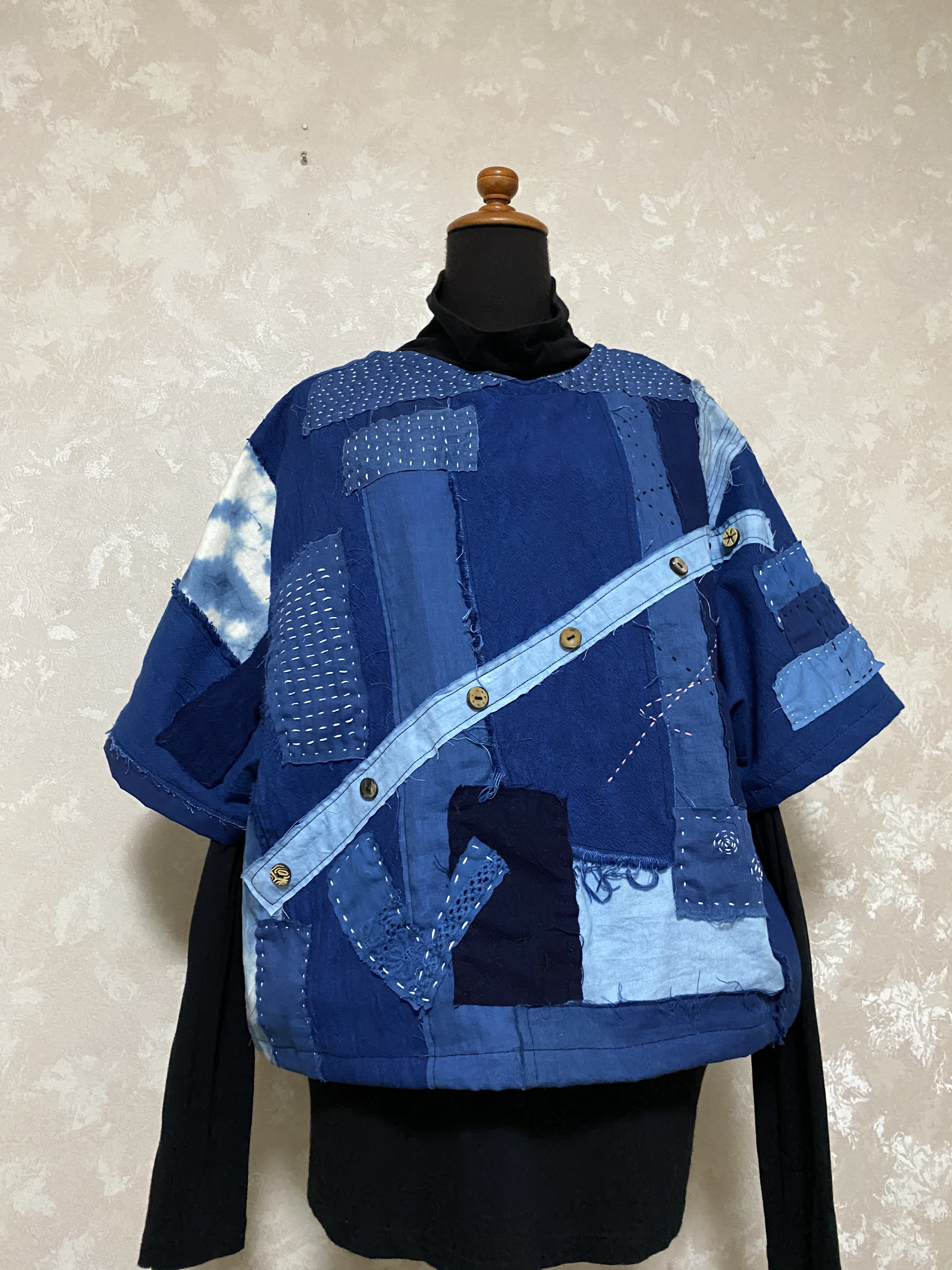 藍染めプルオーバー(刺し子) 藍染めプルオーバー(刺し子) その他トップス GOODWAY 通販