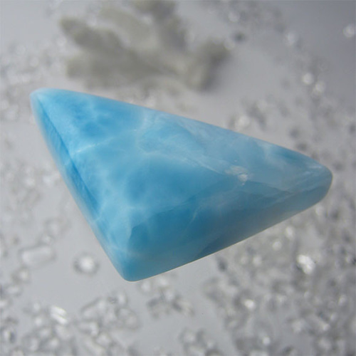 最高級ラリマー三角型ルース