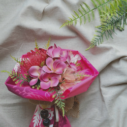 プルメリア(ピンク)の花束 1枚目の画像