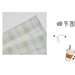 黃綠格紋 古法無省廠字襟中長旗袍 新中式中秋春節改良連身裙洋裝 第10張的照片