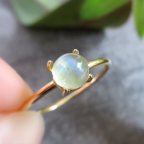 Chrysoberyl Cat's Eye Pt900クリソベリルキャッツアイ