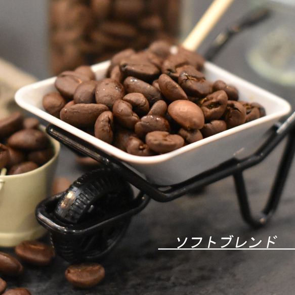 【コーヒー教材プレゼント付・送料無料】ソフトブレンド　全自動マシン対応　コクと深みを持つブレンド　200g　コーヒー豆 2枚目の画像