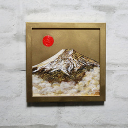 油絵 絵画 【青空に咲くミモザ】 絵画 HR 通販 14401239｜Creema