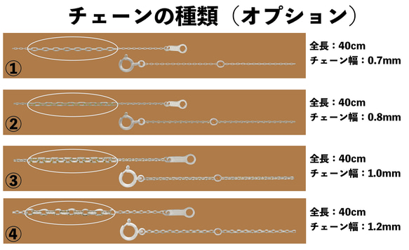 角あずき プラチナネックレスチェーン　Pt850　レディース　全長40cm　幅0.7~1.2mm 16枚目の画像