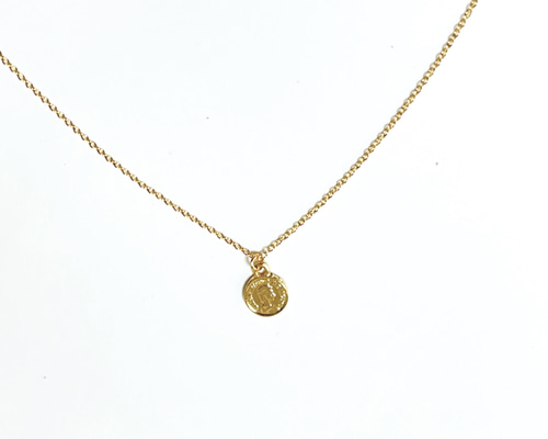 16kgf♡小さなコインのネックレス ネックレス・ペンダント aica