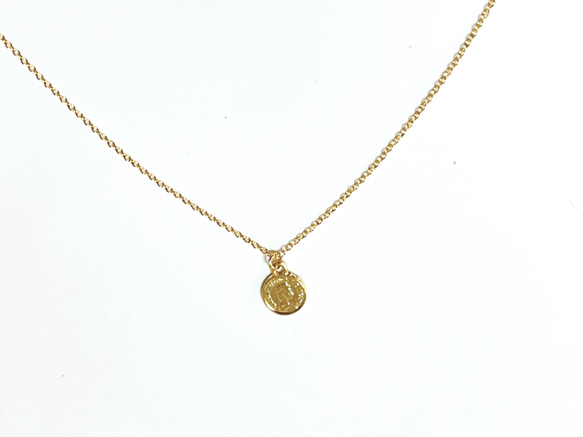 あやめ出品　コインネックレス 16kgf♡小さなコインのネックレス ネックレス・ペンダント aica