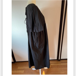 新品　綿麻ワンピース　フリーサイズ　厚め 9枚目の画像