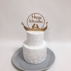 Happy Wedding (Rapunzel)　結婚式　ケーキトッパー 3枚目の画像