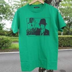 TERA Tシャツ　グリーン　プレゼント　ペア　アウトドア　カワイイ　格好いい　カットソー　半袖　 1枚目の画像