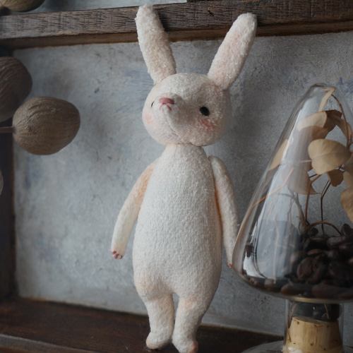 コットンラパン（うさぎ）〜なんとも言えないピンク系〜 ぬいぐるみ