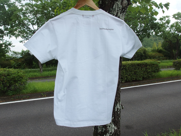 サングラスTシャツ　ホワイト　プレゼント　ペア　アウトドア　カワイイ　格好いい　カットソー　半袖　 3枚目の画像