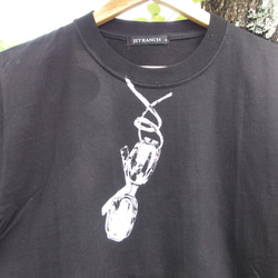 サングラスTシャツ　ブラック　プレゼント　ペア　アウトドア　カワイイ　格好いい　カットソー　半袖　 2枚目の画像
