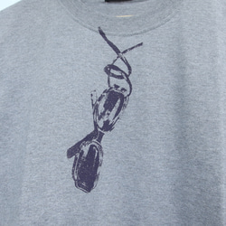 サングラスTシャツ　グレー　プレゼント　ペア　アウトドア　カワイイ　格好いい　カットソー　半袖　 1枚目の画像