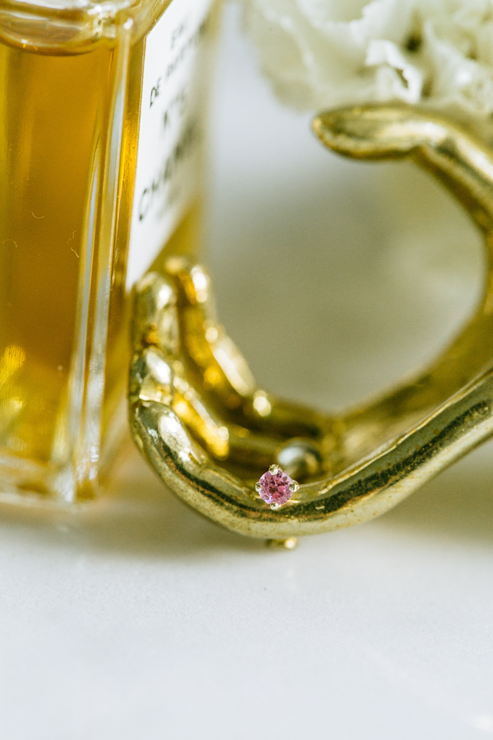 14K金 ゴールド Cz ヘリックス 軟骨 アンチトラガス アウター インナーコンク イヤリング ピアス ラブレット