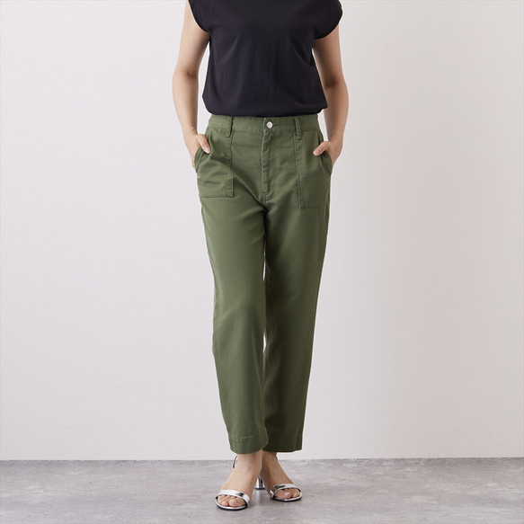 らんらん断捨離中　カーキベージュサイズ2　サーカスパンツ らんらん断捨離中様専用 カーキベージュサイズ2 サーカスパンツ