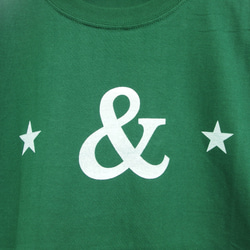 ＆Tシャツ　グリーン　プレゼント　ペア　アウトドア　カワイイ　格好いい　カットソー　半袖　 2枚目の画像