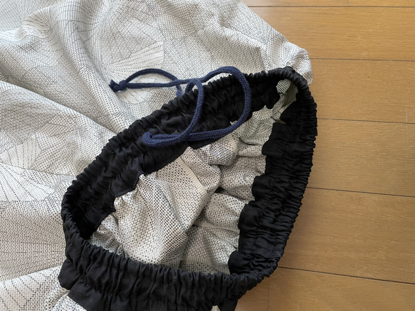 白大島紬のスカート 3枚目の画像