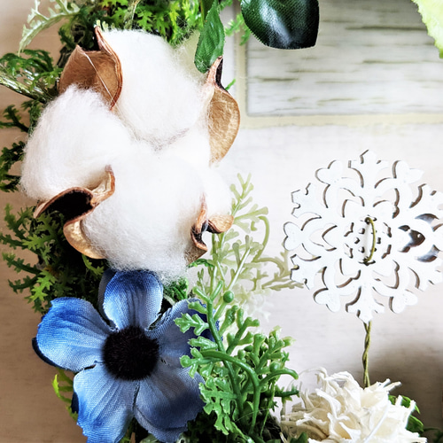 造花　アートフラワー　リース　つる　玄関リース　ドアリース 造花のリース アートフラワー つる ドアリース 造花 アートフラワー