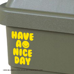 HAVE A NICE DAY ステッカー 3枚目の画像