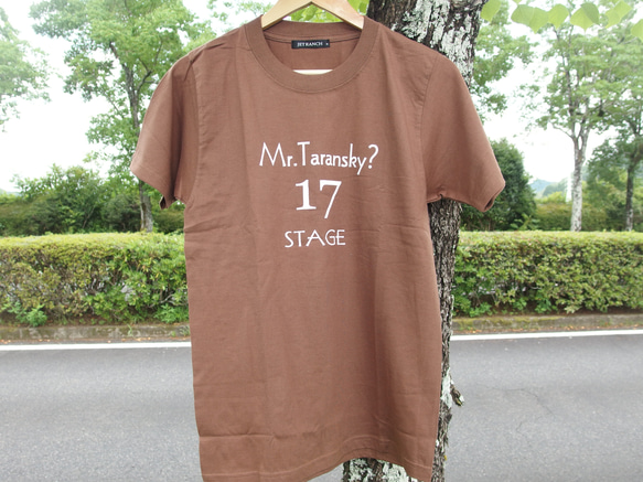 Mr.Taransky Tシャツ　ブラウン　プレゼント　ペア　アウトドア　カワイイ　格好いい　カットソー　半袖　 1枚目の画像