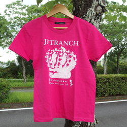 王冠ティアラTシャツ　ピンク　着やすい　プレゼント　ペア　アウトドア　カワイイ　カットソー　半袖 2枚目の画像