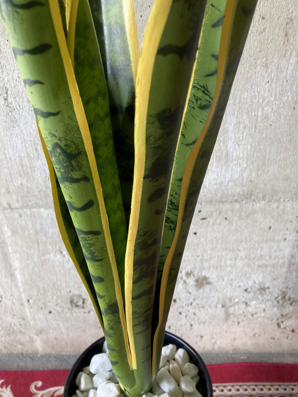 光触媒　人工観葉植物　ウォールグリーン　フェイク　フラワー　サンスベリア100 5枚目の画像