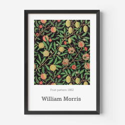 ウィリアム モリス、「フルーツ」、リビング、キッチン等、お部屋を選ばない作品、北欧スタイルにも、植物【W-0061】 3枚目の画像