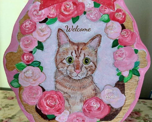 トールペイントカントリー雑貨ハンドメイドマグネット7点セット 1