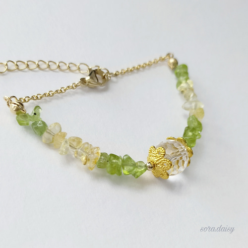 天然石ブレスレット⑪　凄く綺麗✨ 石流通センター 高品質 天然石 ブレスレット スーパーセブン (4A) (約