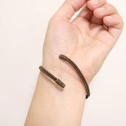 セラフィナイトとリバーストーン天然石マクラメブレスレットmacb014エスニックアジアンエキゾチックなアクセサリー 14枚目の画像