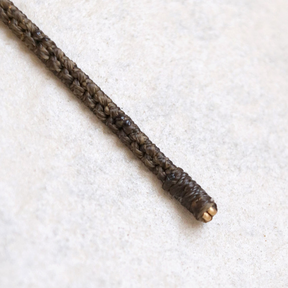 セラフィナイトとリバーストーン天然石マクラメブレスレットmacb014エスニックアジアンエキゾチックなアクセサリー 12枚目の画像