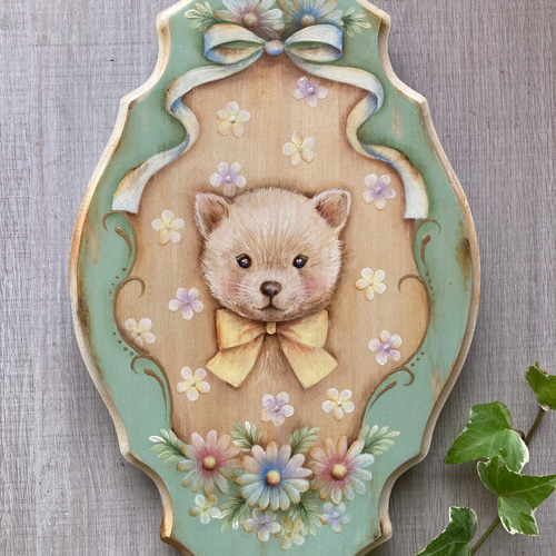トールペイント作品　壁掛け絵画　アクリル トールペイント作品 壁掛け絵画 アクリル