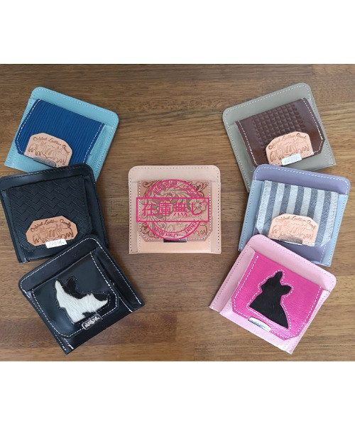 Thinパース/本革/薄い/コンパクト