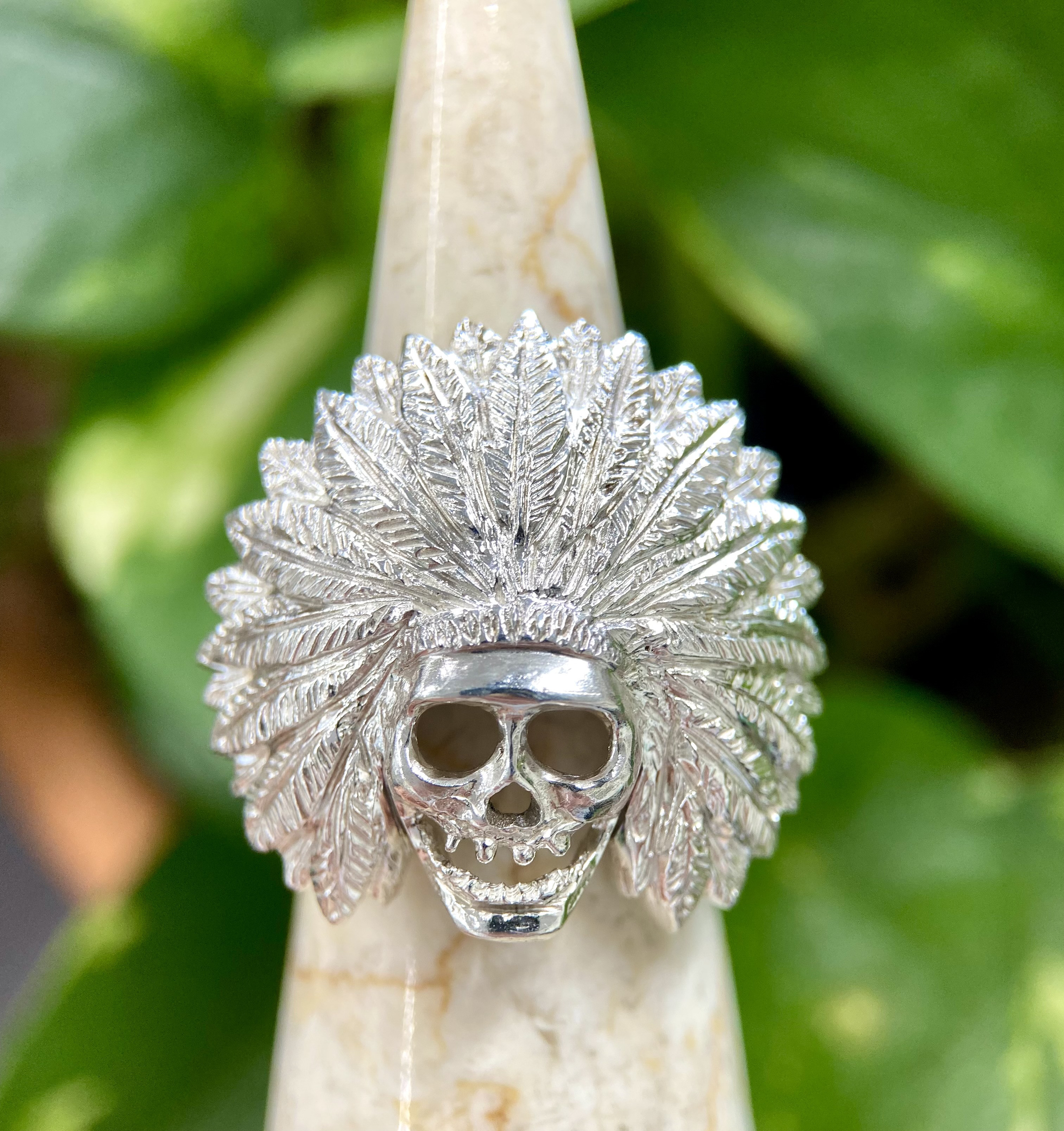 インディアンスカルリング・アメリカ先住民スカルリング(送料無料)