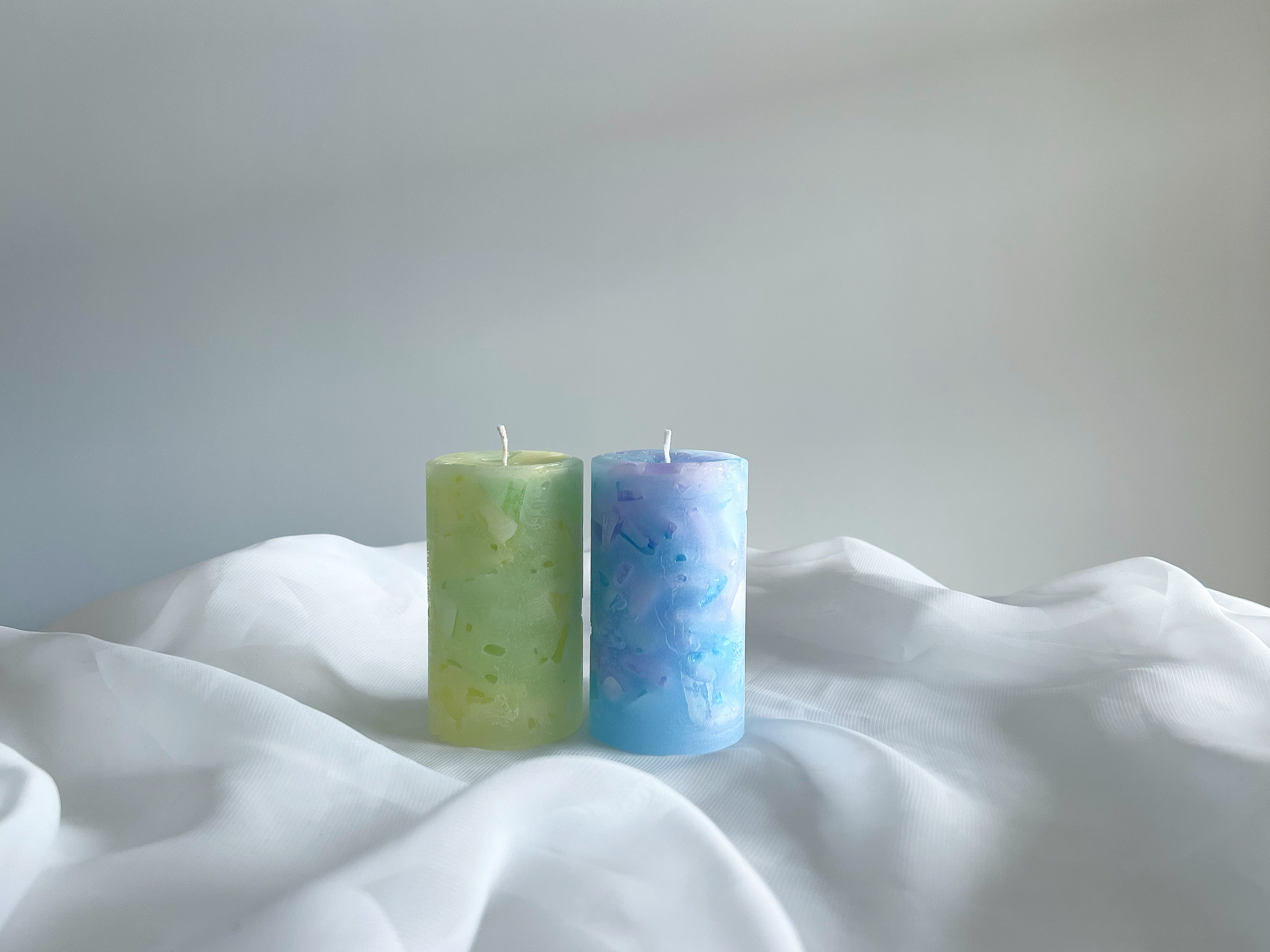 ajisai candle*紫陽花キャンドル*ナチュラルキャンドル*アロマ