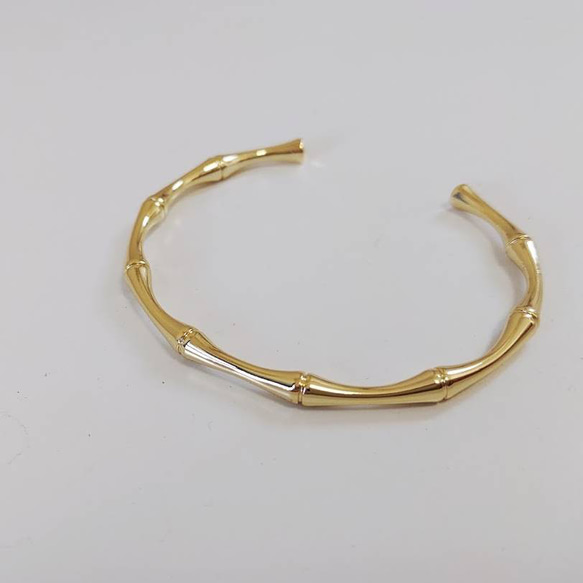 bamboo gold bangle RB022 1枚目の画像