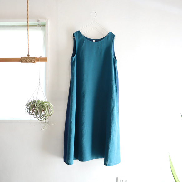 side pocket A dress ( himawari/umi ) 3枚目の画像