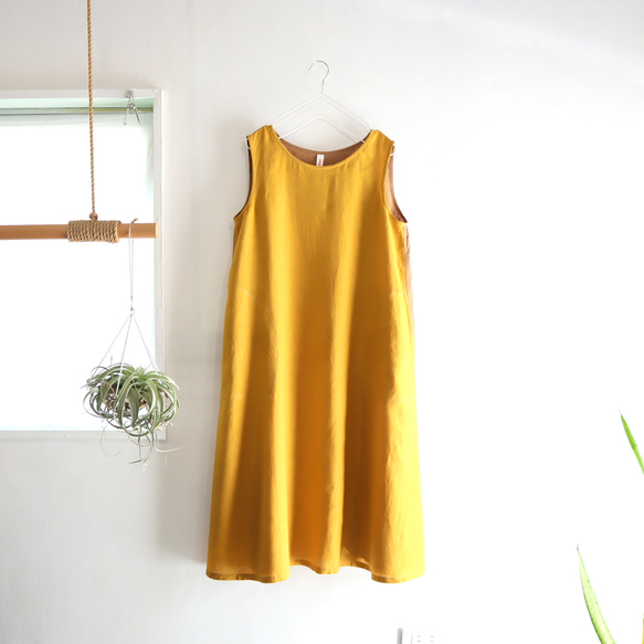 side pocket A dress ( himawari/umi ) 1枚目の画像