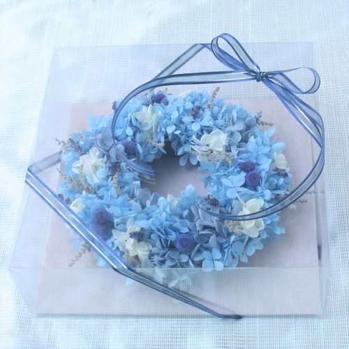 針葉樹のシンプルリース♡約35センチ　オーバルリース 針葉樹のシンプルリース♡約35センチ オーバルリース ホワイト