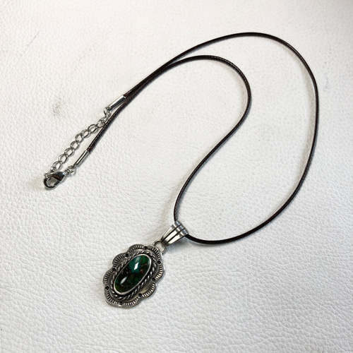 ターコイズマウンテン トルコ石 シルバーネックレス ペンダント