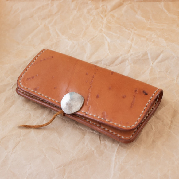 レザーウォレット　leather wallet 1枚目の画像
