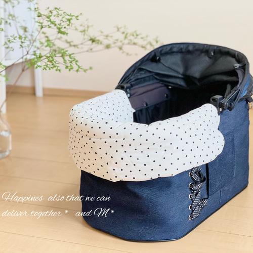 ペットカート用クッション☆Ｌサイズセット☆ドット柄 楽天市場】☆マラソン期間ポイント5倍☆＼セット割引 5％OFF