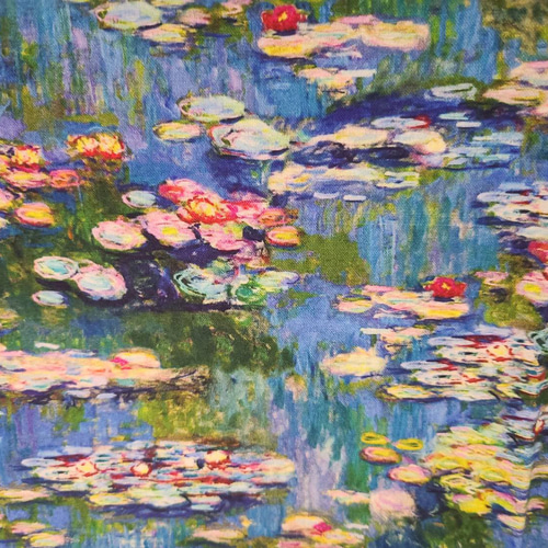 1枚掲載中】※掲載生地でも作製可能です。クロード・モネ 睡蓮 手帳型