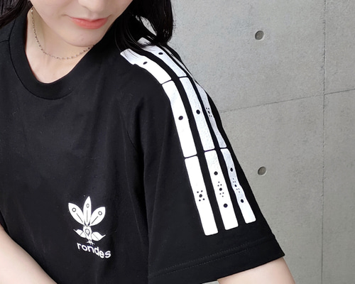 麻雀Tシャツ】The ロンT（黒／半袖） Tシャツ 巡るむぐ 通販 14438666