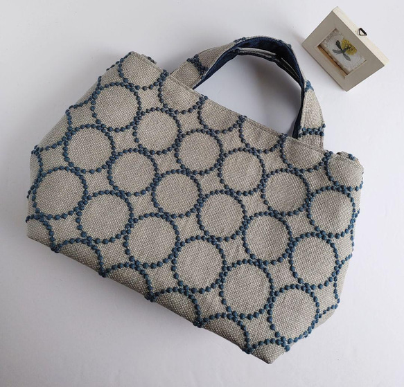 ミナペルホネン タンバリン ライトブルー 2wayパニーニ風ショルダー