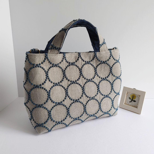 ミナペルホネン タンバリン ライトブルー 2wayパニーニ風ショルダー